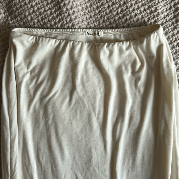 White cotton long skirt, size M, “Heart and Hips” brand - Picture 1 of 2